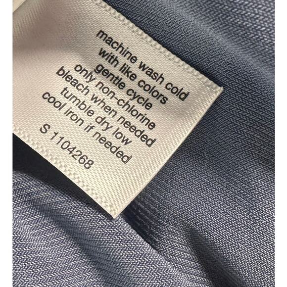 Lane Bryant Womens Plus Size Blue Gray Cap Sleeve Drape Neck Top - Picture 6 of 8